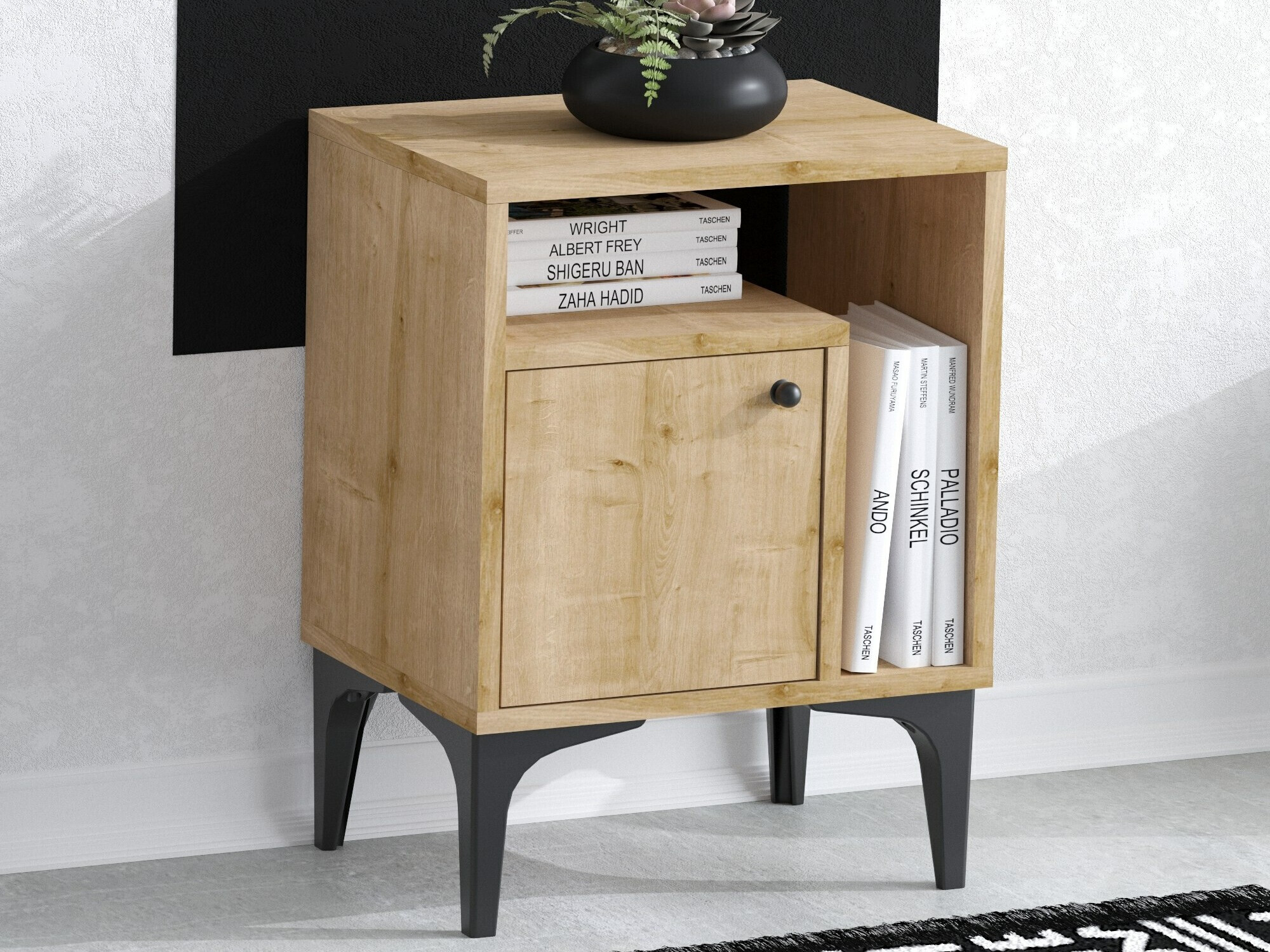 Прикроватная тумбочка Sonliro 136 (Дуб)