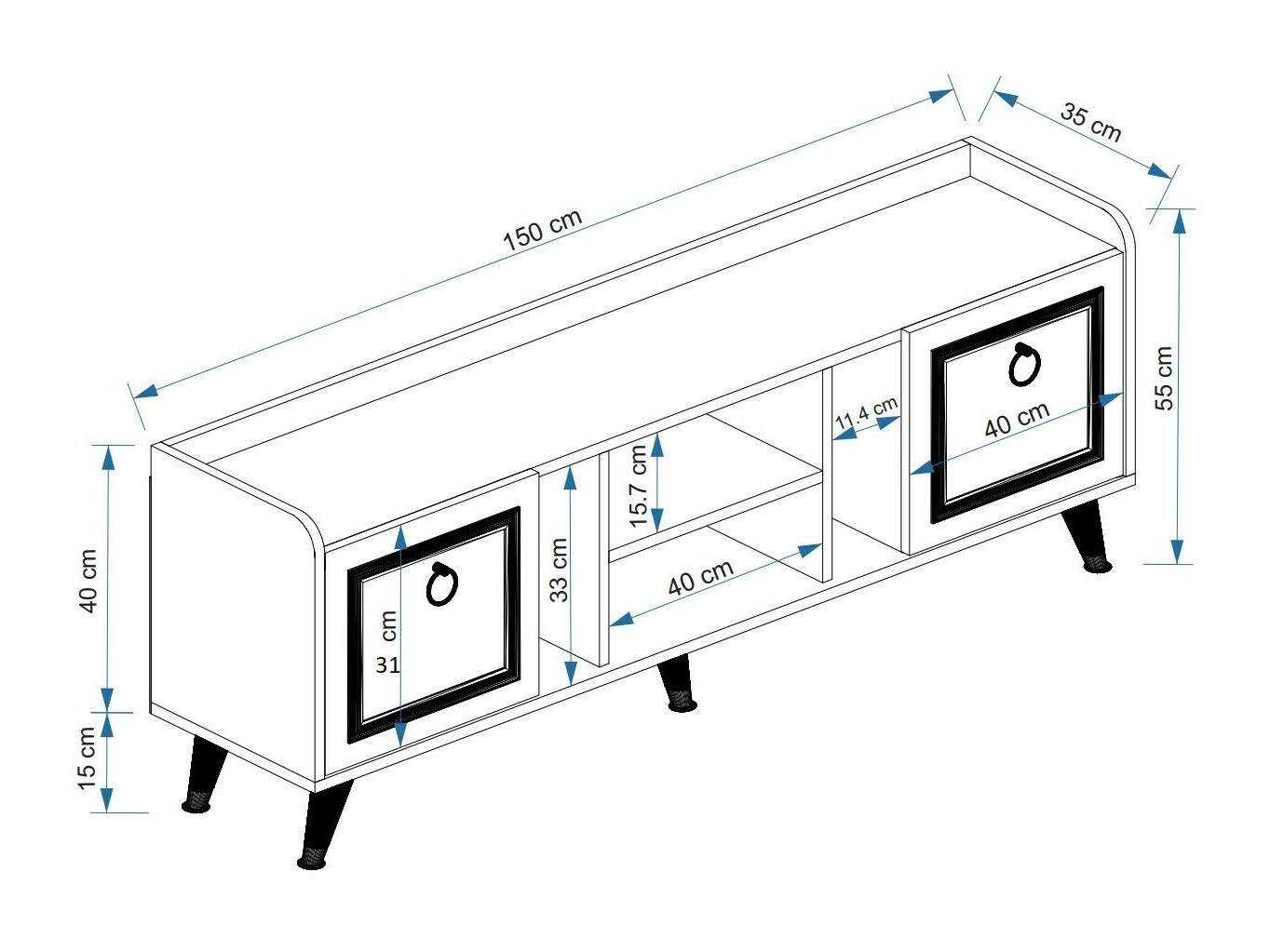 ТВ тумба Kailua 2321