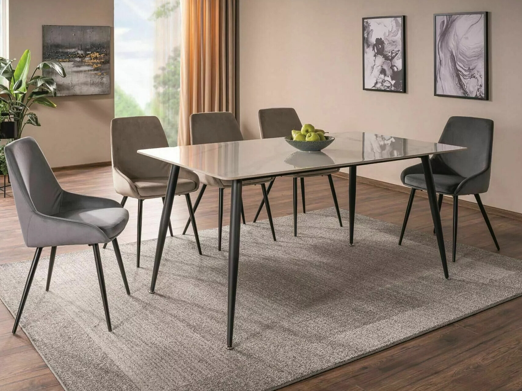 Cтол Detroit 779 (Белый мрамор)