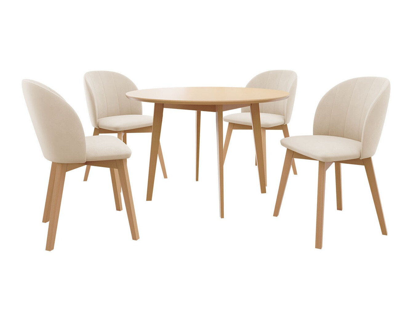 Обеденный гарнитур Racine 136 (Коричневый)