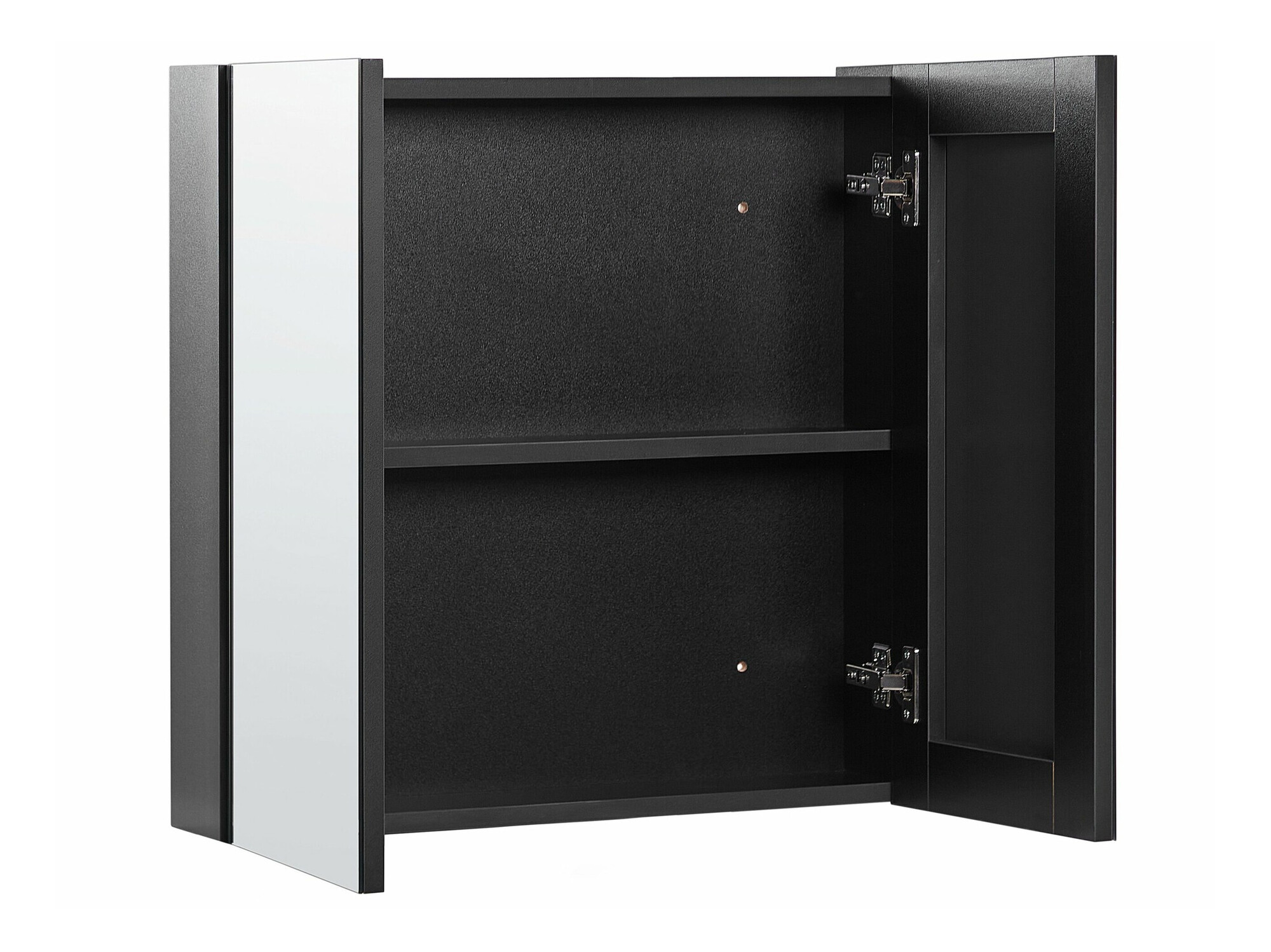 Vannas istabas skapis ar spoguli Berwyn 2349 (Melns)