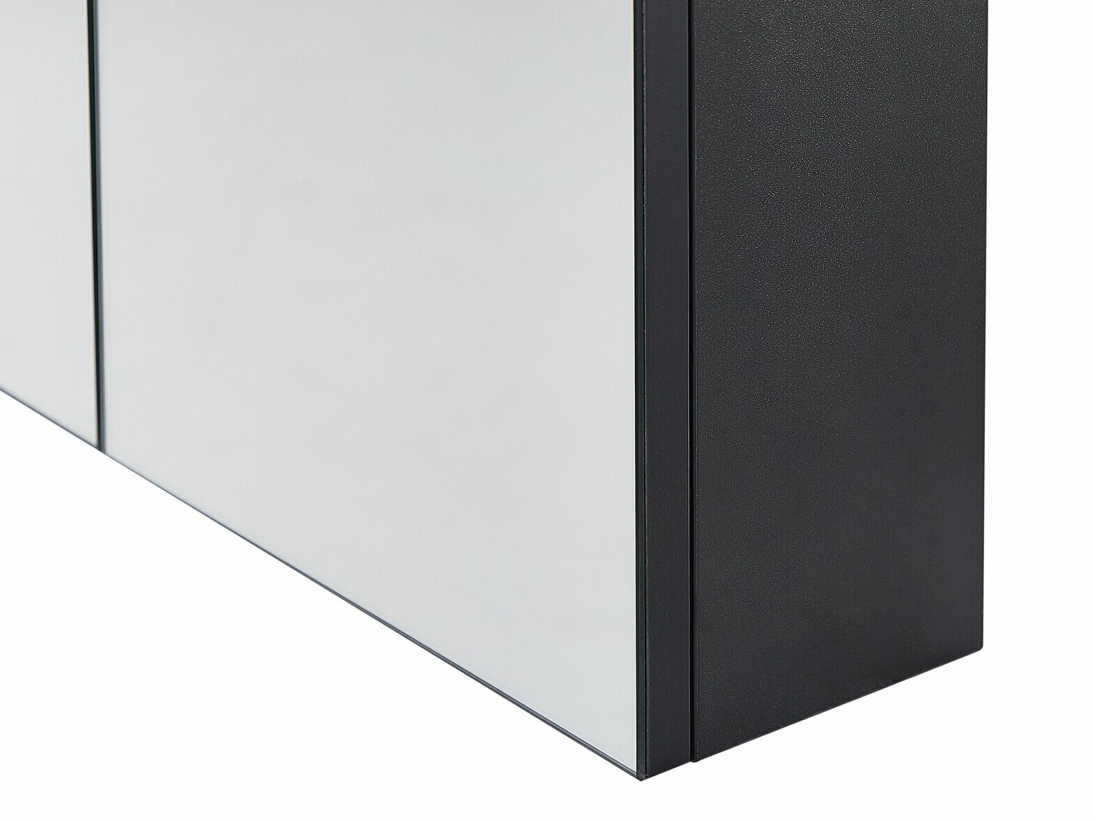 Vannas istabas skapis ar spoguli Berwyn 2349 (Melns)