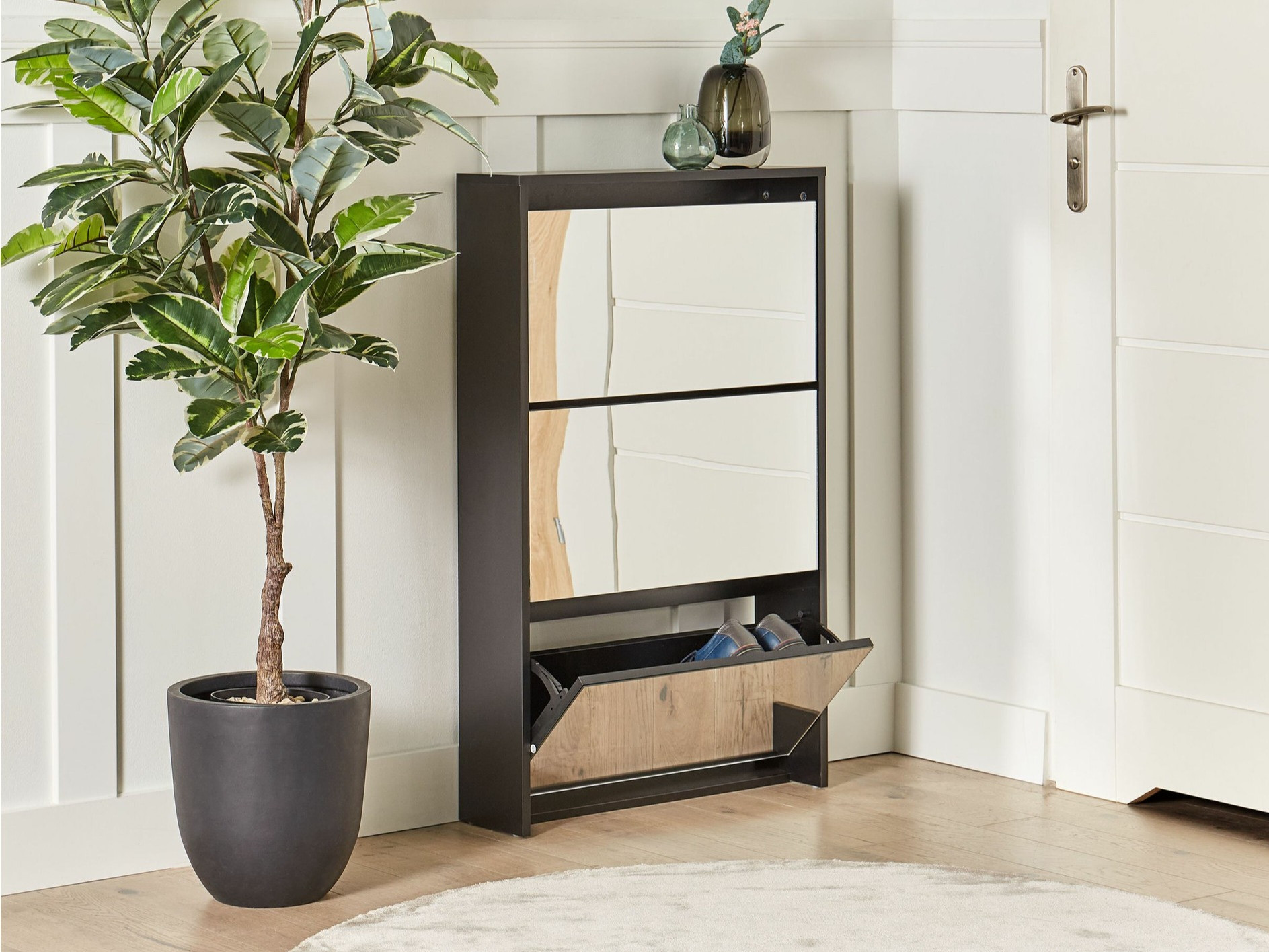 Тумба для обуви Berwyn 2353 (Чёрный)