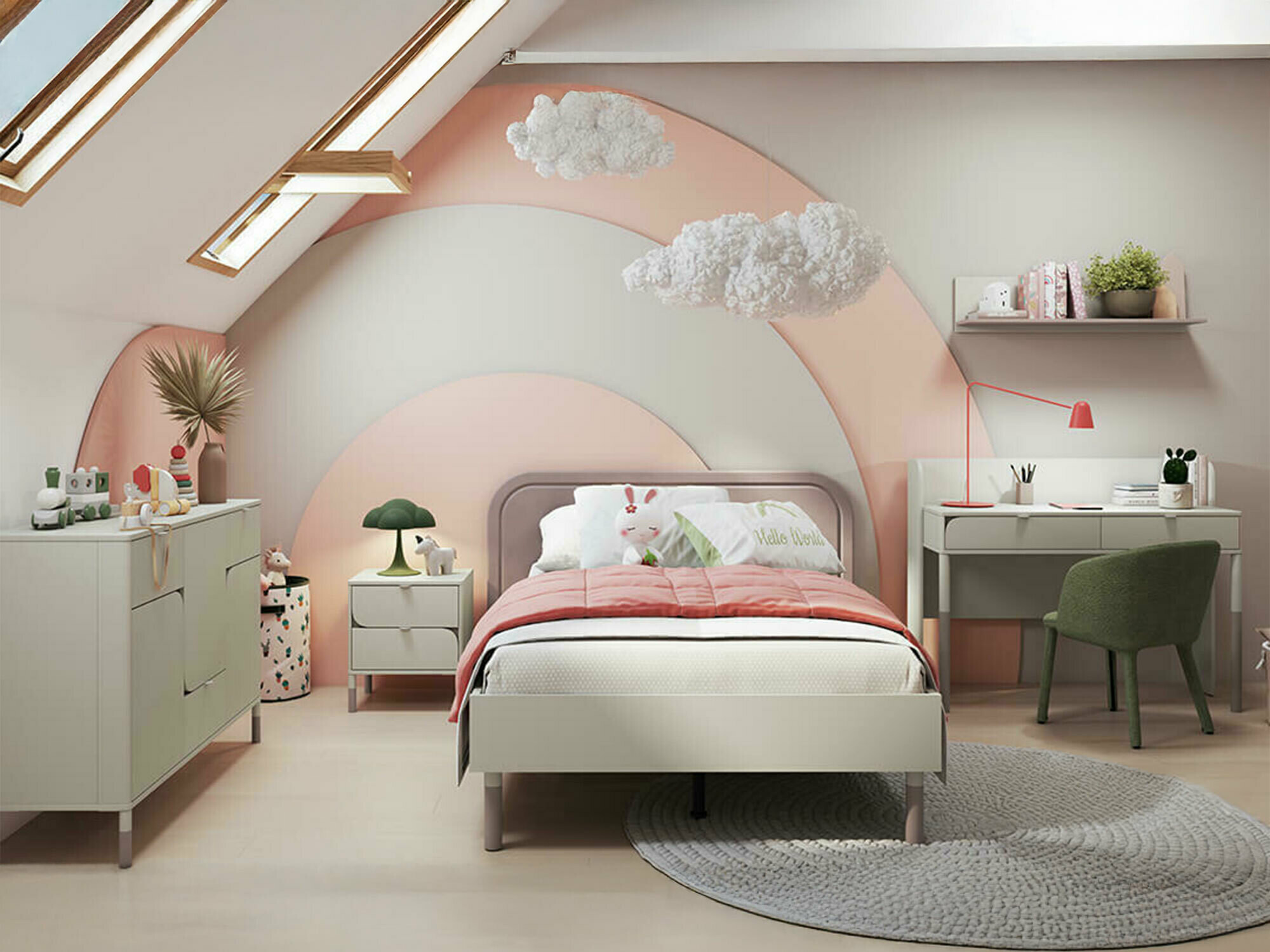 Bērnu istabas komplekts Lomsono 119