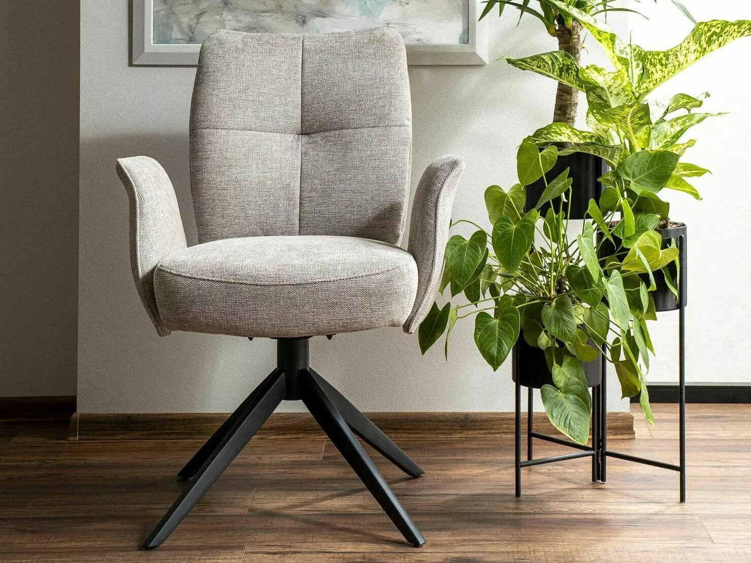 Krēsls Detroit 651 (Gaiši bēšs)