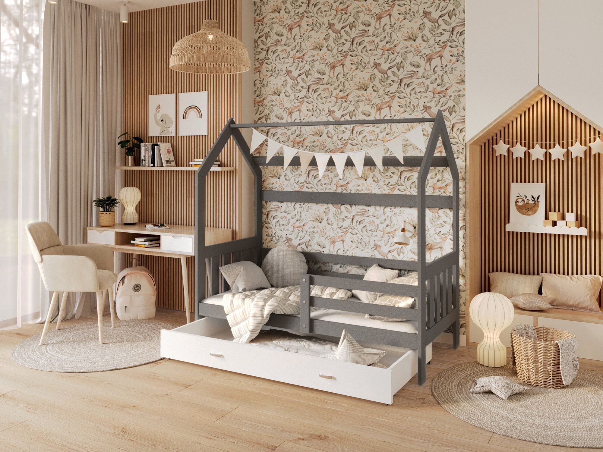 Кровать Aurora 123 (Серый)