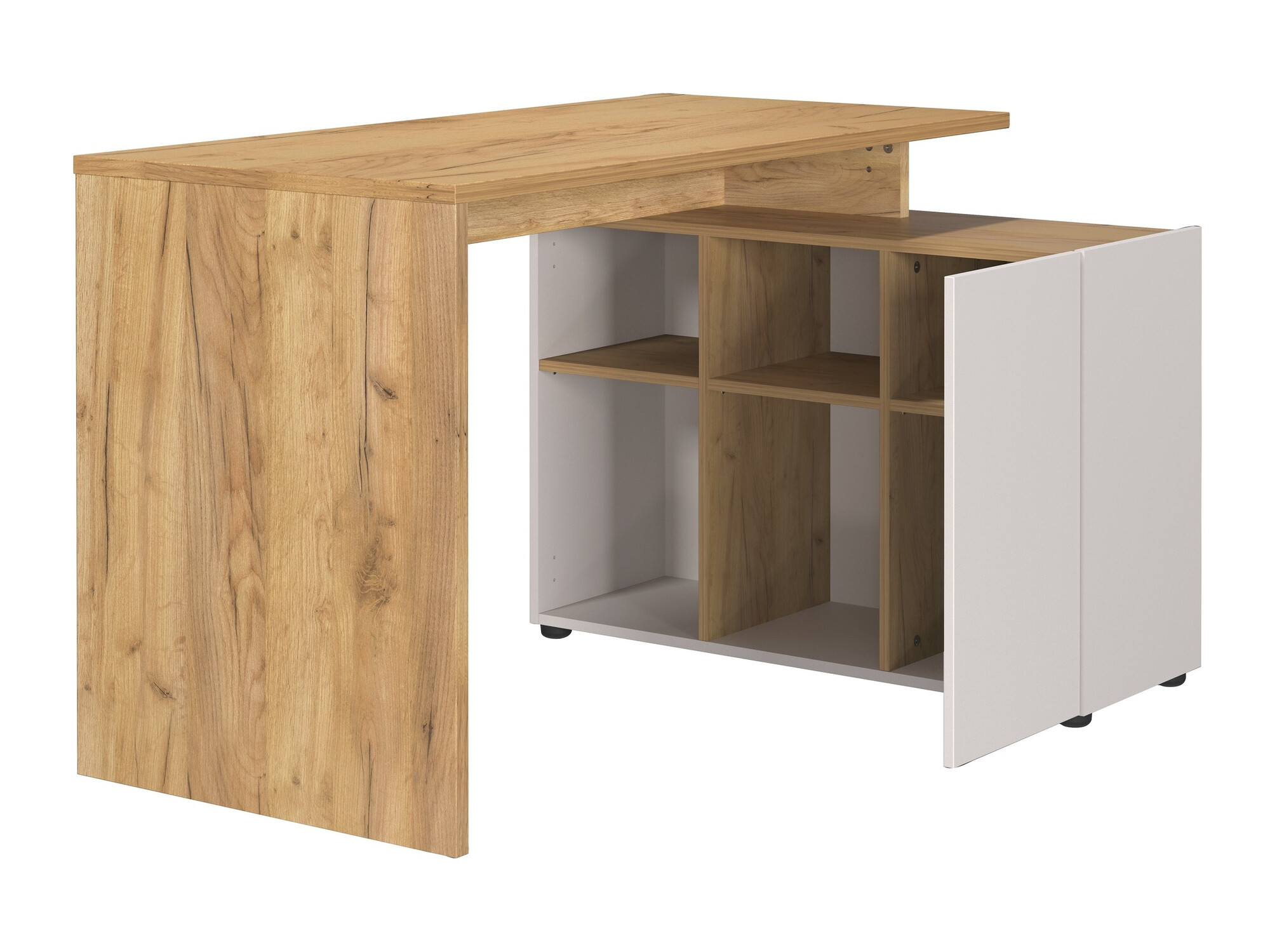 Mājas biroja komplekts Evarsoa 105 (Kašmirs + Navarra ozols)