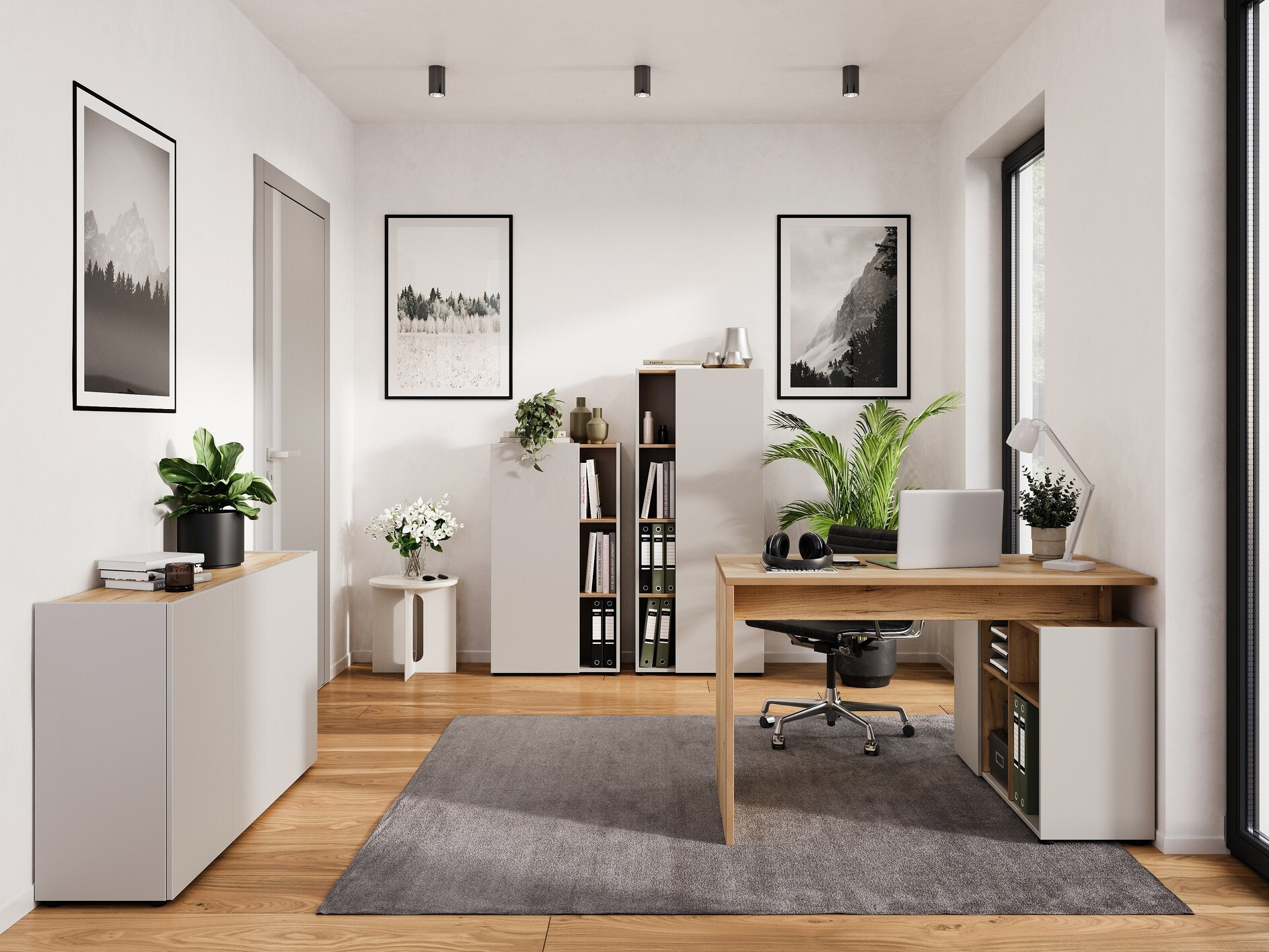 Plaukts Evarsoa 104 (Kašmirs + Navarra ozols)