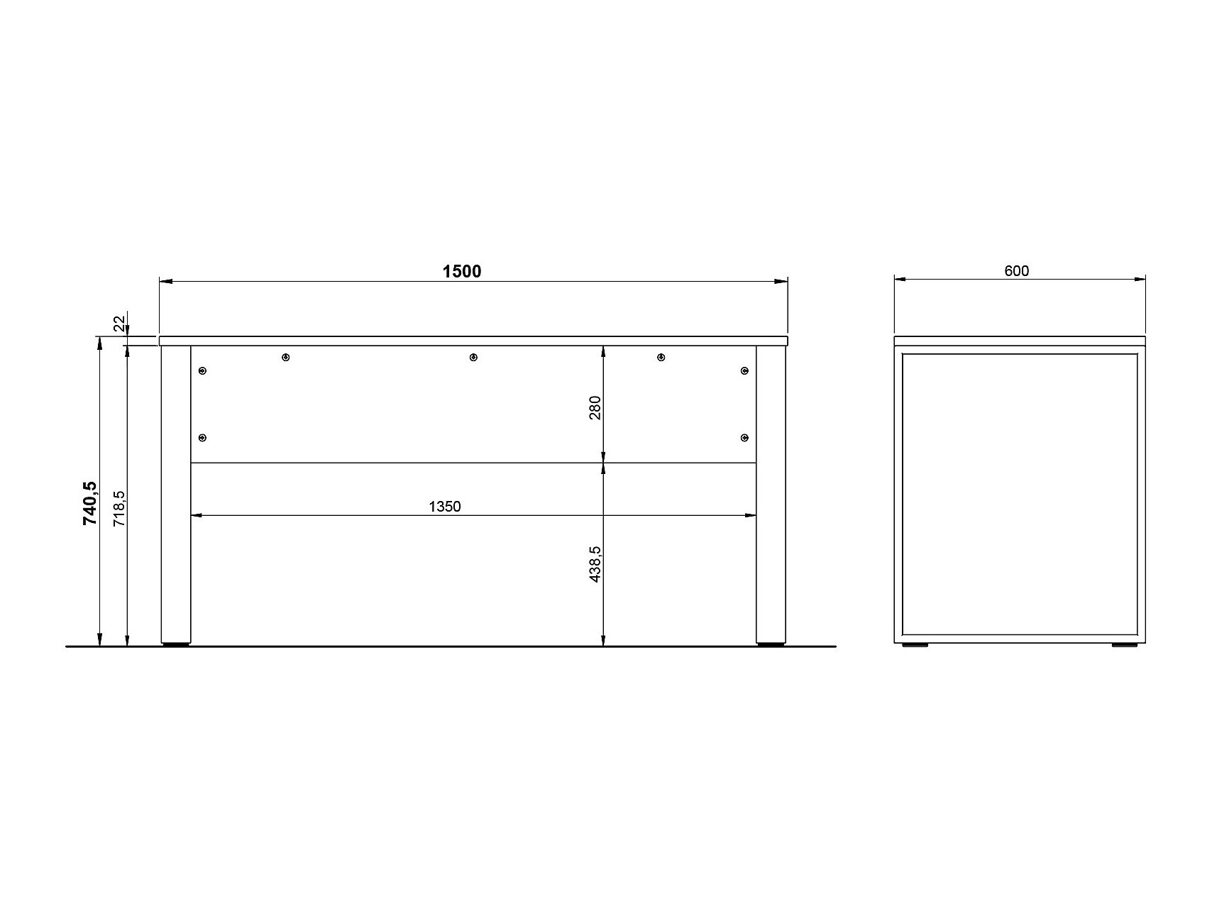 Rakstāmgalds Evarsoa 100 (Grafīts + Melns)