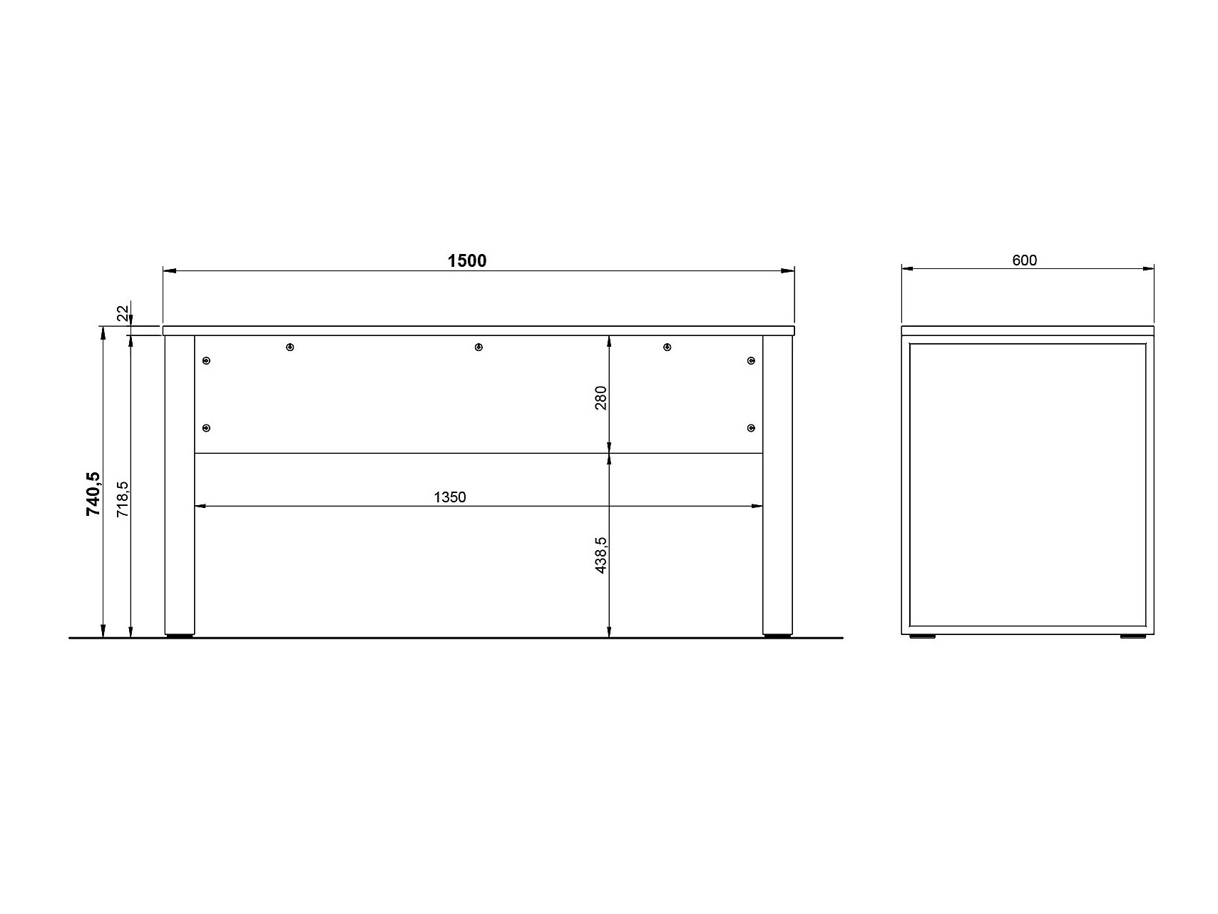 Rakstāmgalds Evarsoa 100 (Kašmirs + Melns)