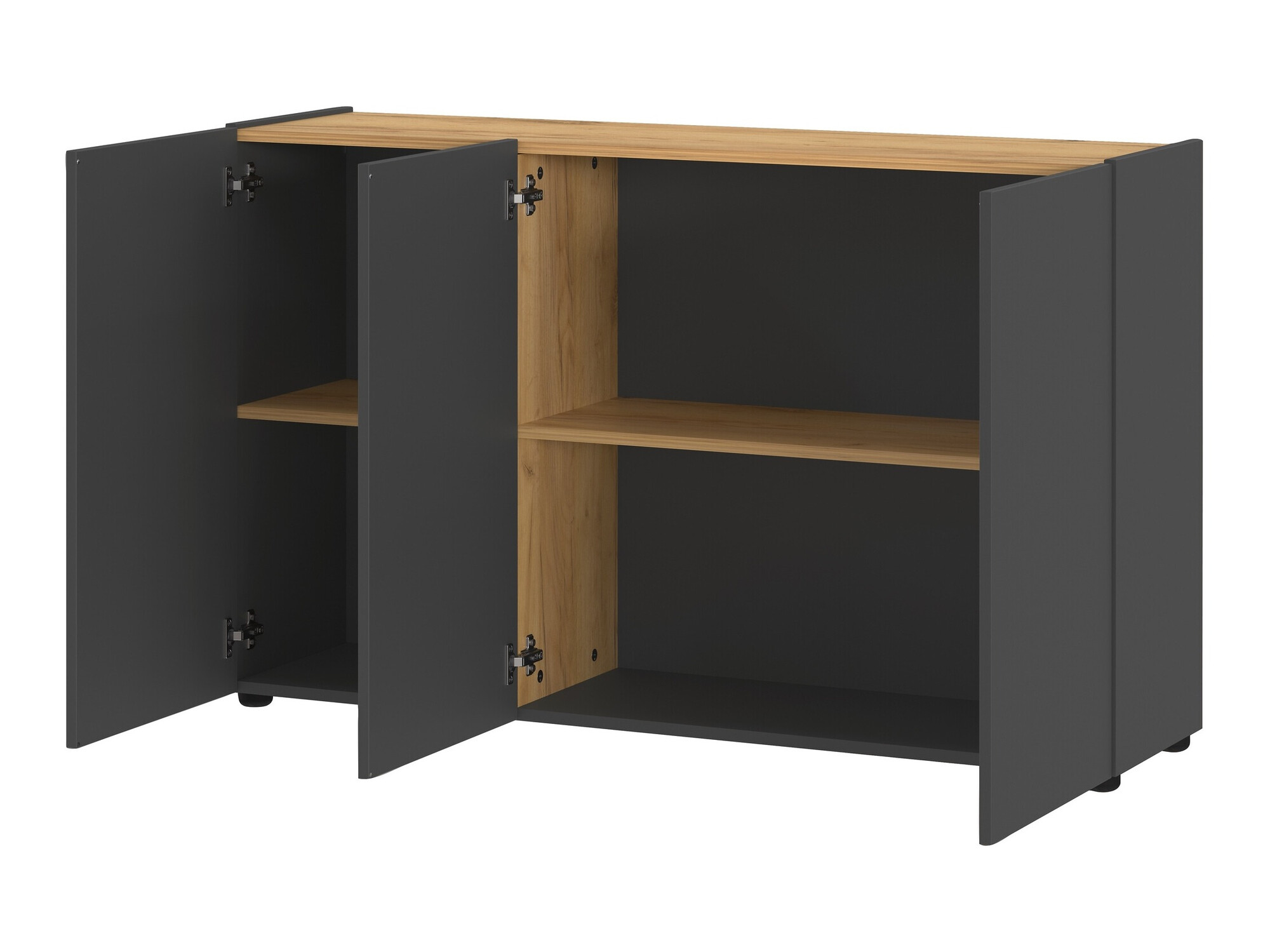 Шкафчик Evarsoa 102 (Графит + Navarra дуб)