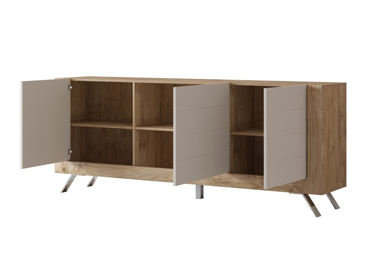 Шкафчик Sovera 103 (Золотистый дуб + Светло-серый)