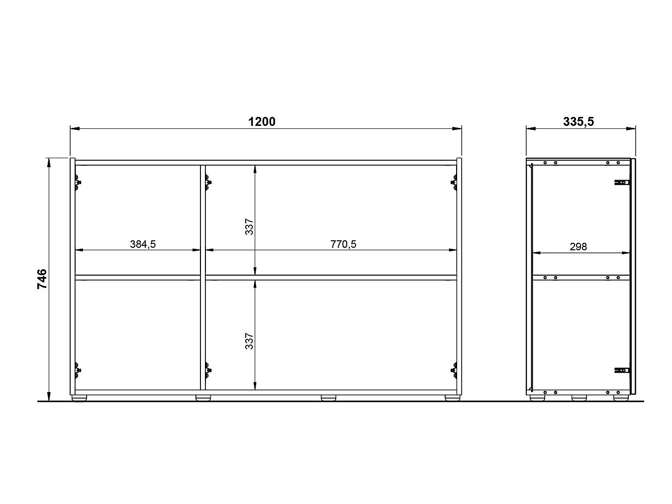 Skapis Evarsoa 102 (Kašmirs + Navarra ozols)
