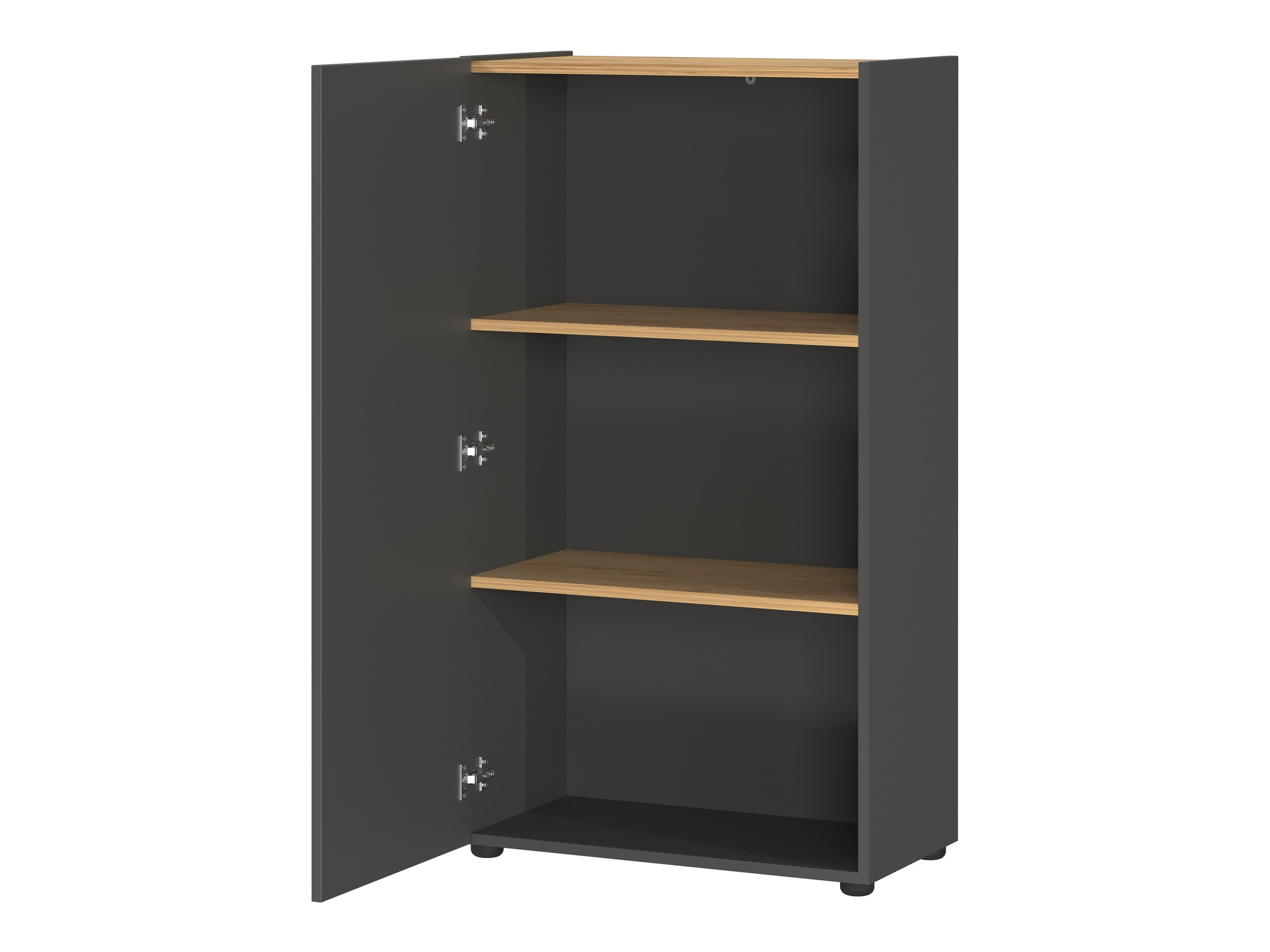 Skapis Evarsoa 103 (Grafīts + Navarra ozols)