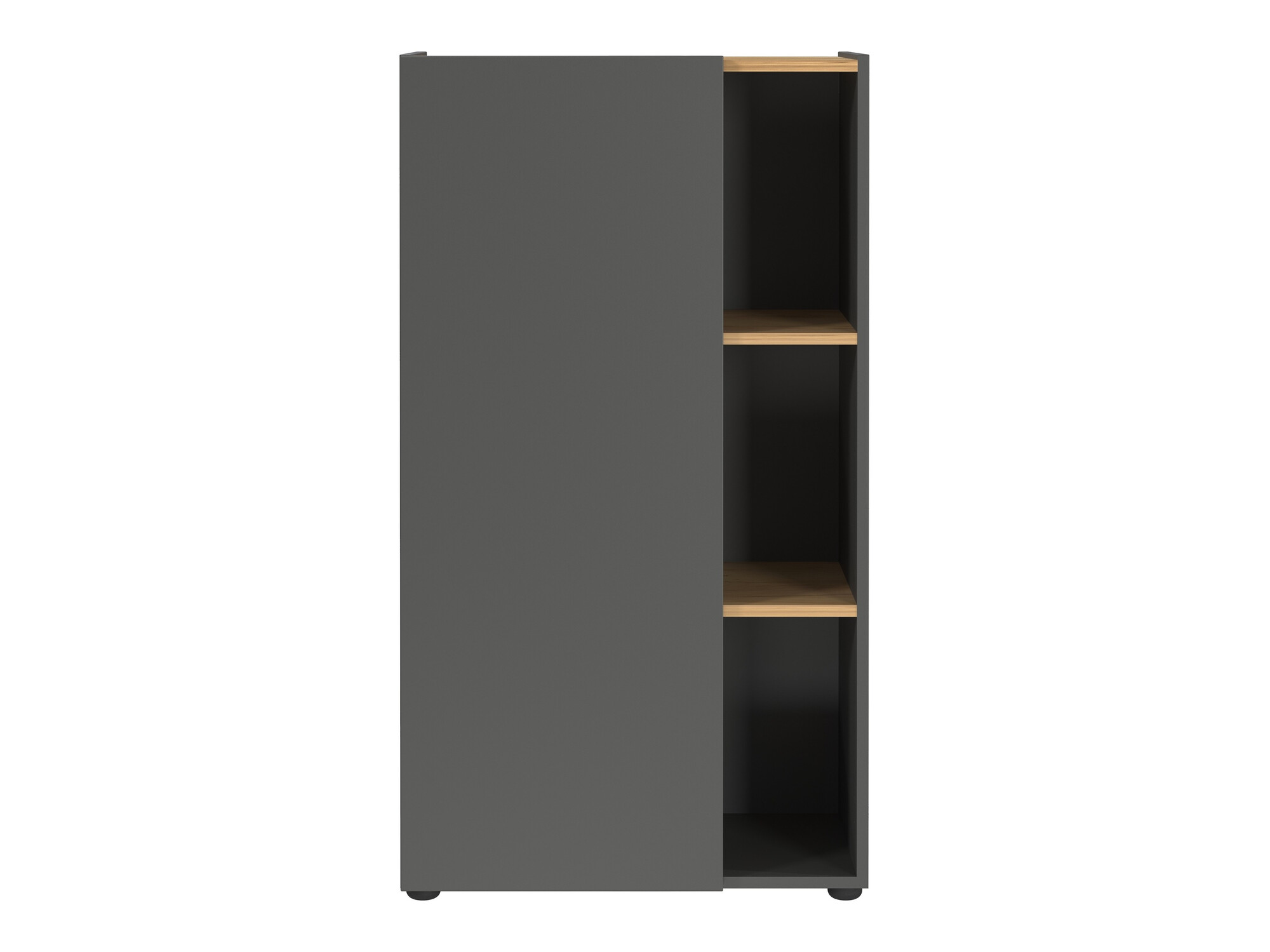 Skapis Evarsoa 103 (Grafīts + Navarra ozols)