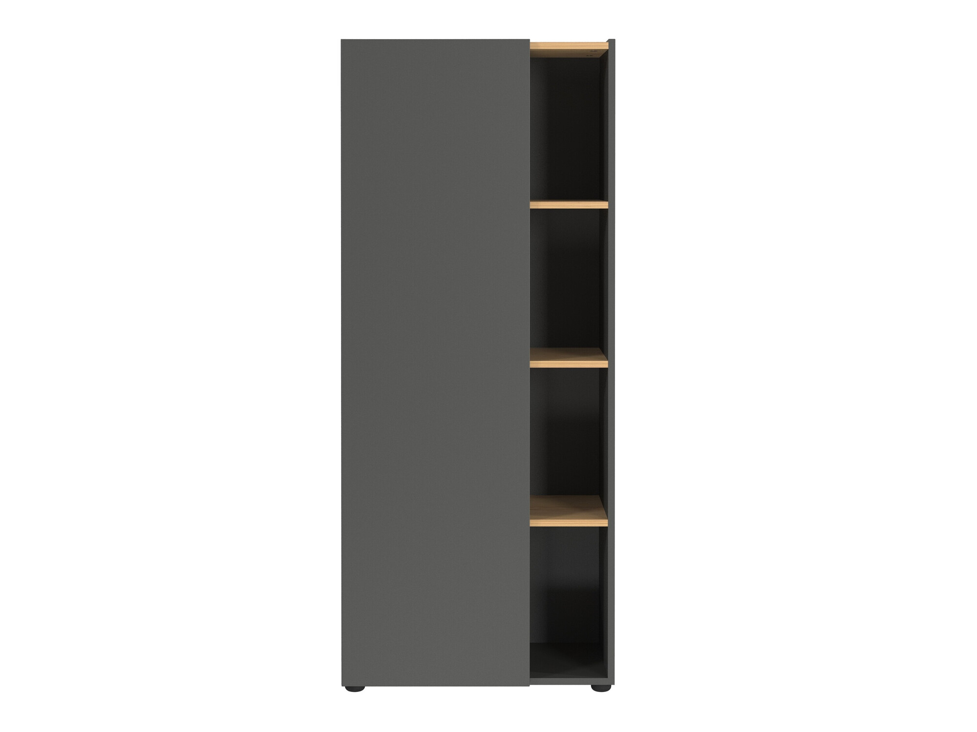 Стеллаж Evarsoa 104 (Графит + Navarra дуб)