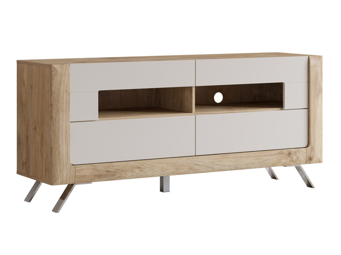TV galds Sovera 105 (Zeltains ozols + Kašmirs)