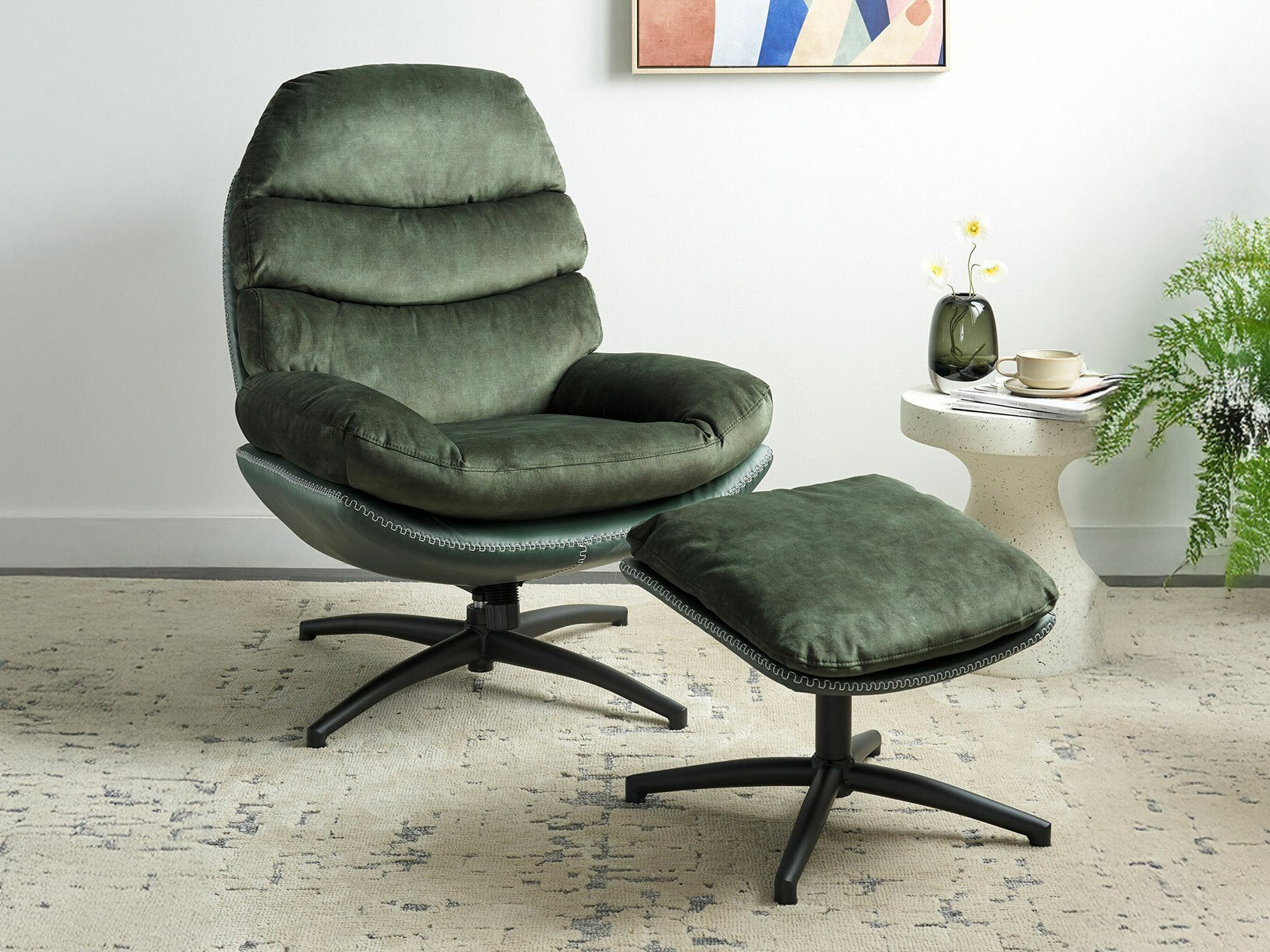 Krēsls Berwyn 2306 (Tumši zaļš)