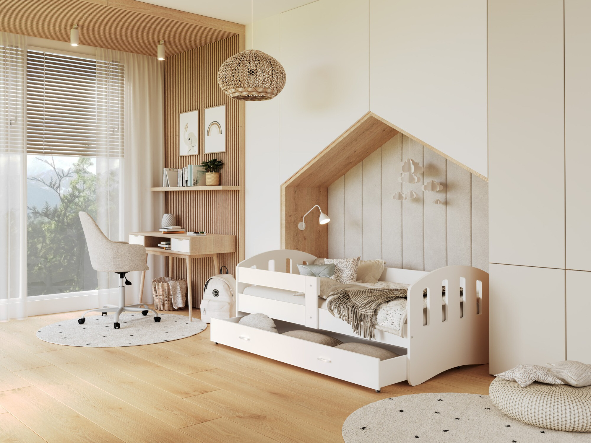 Кровать Aurora 133 (Белый)