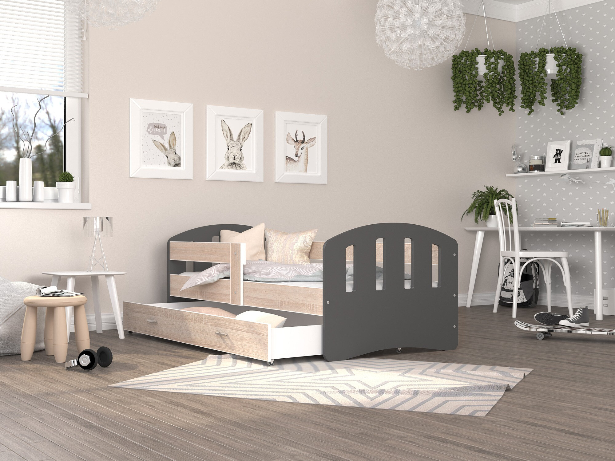 Кровать Aurora 133 (Серый)