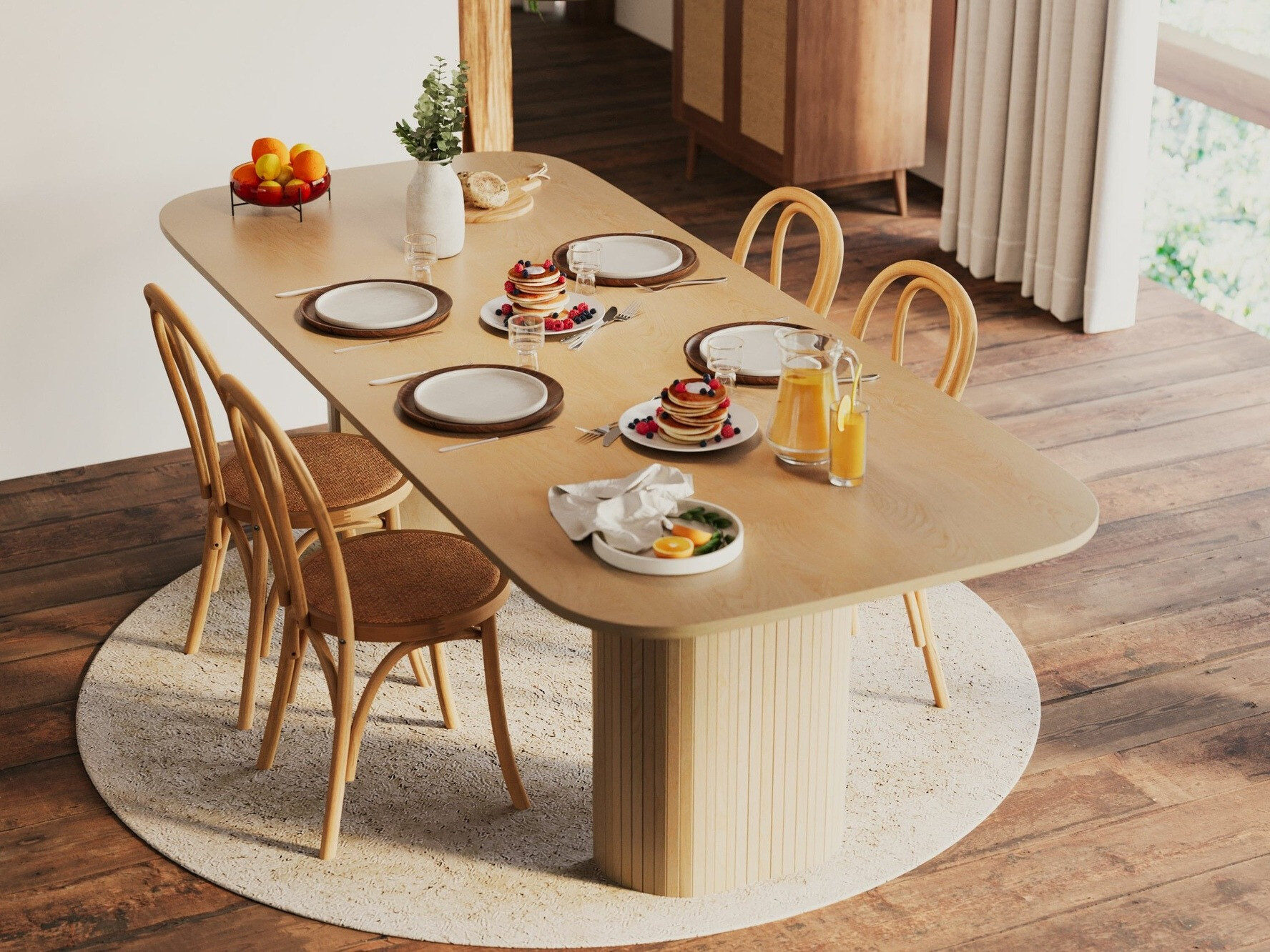 Cтол Evarleva 115 (Светлое дерево)