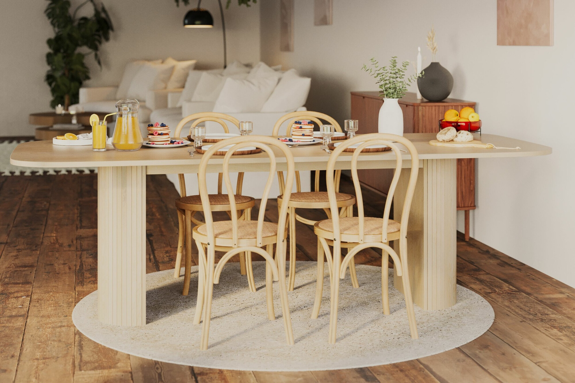 Cтол Evarleva 115 (Светлое дерево)