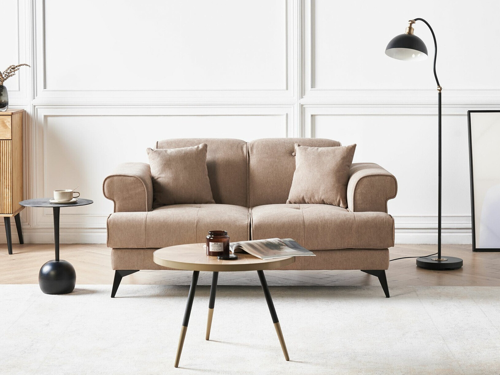 Dīvāns Berwyn 2371 (Gaiši brūns)