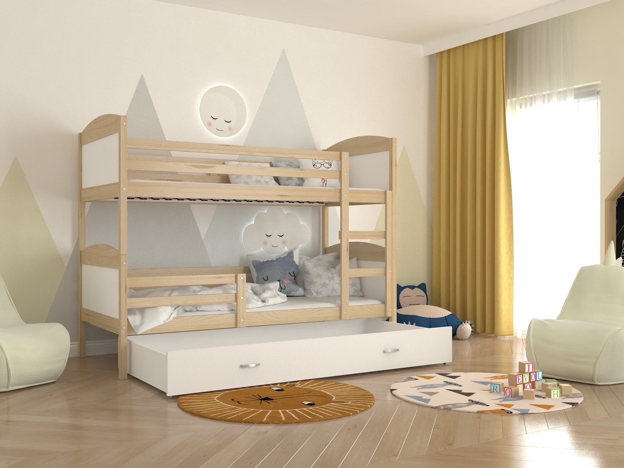 Двухъярусная кровать Aurora 103 (Сосна)