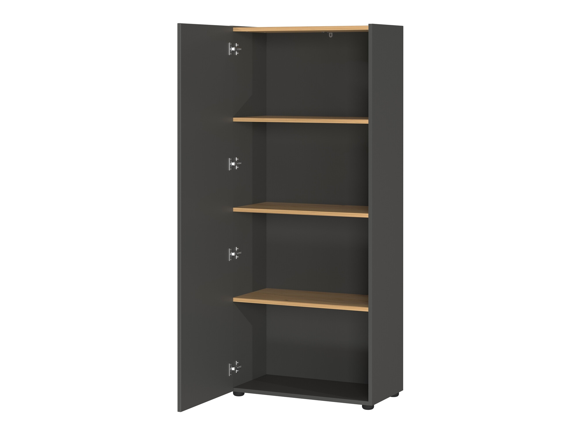 Комплект для домашнего офиса Evarsoa 107 (Графит + Navarra дуб)