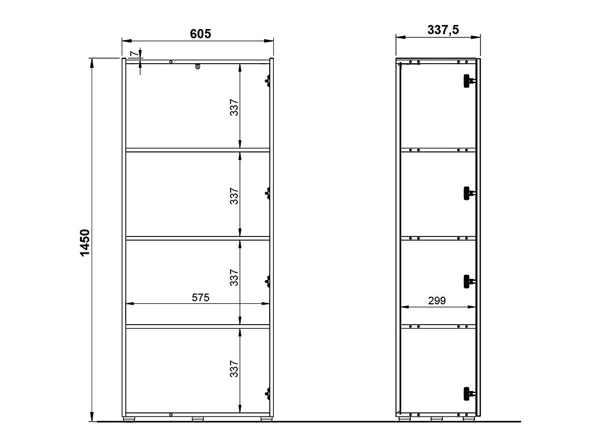 Комплект для домашнего офиса Evarsoa 107 (Графит + Navarra дуб)
