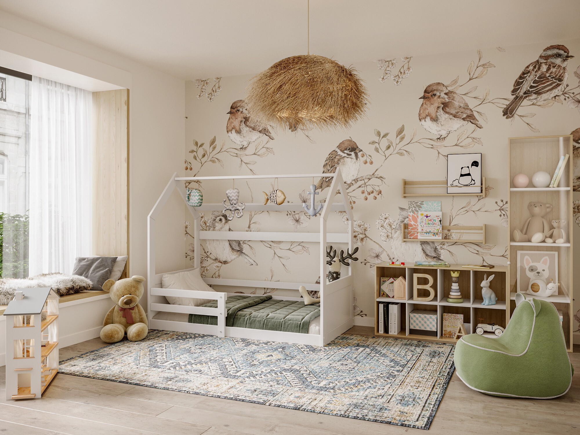 Кровать Aurora 174 (Белый)