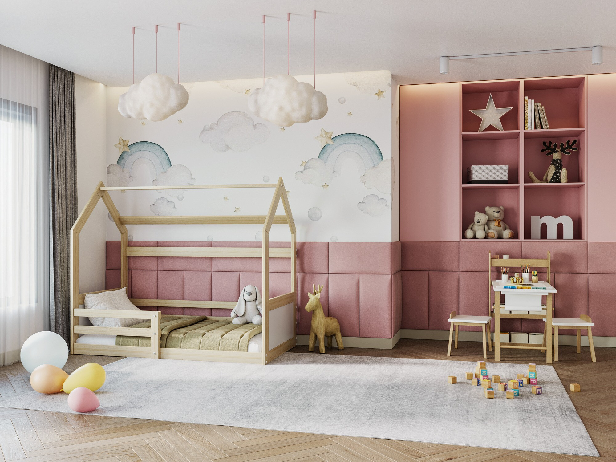 Кровать Aurora 174 (Сосна)