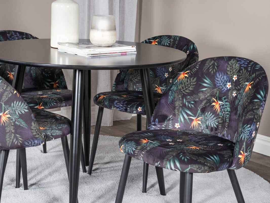 Обеденный гарнитур Dallas 4611 (Чёрный)