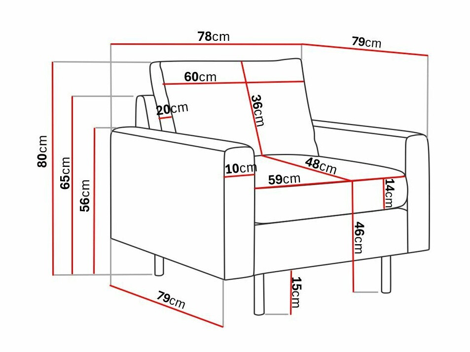 Krēsls Tenfloa 102 (Malmo 95)