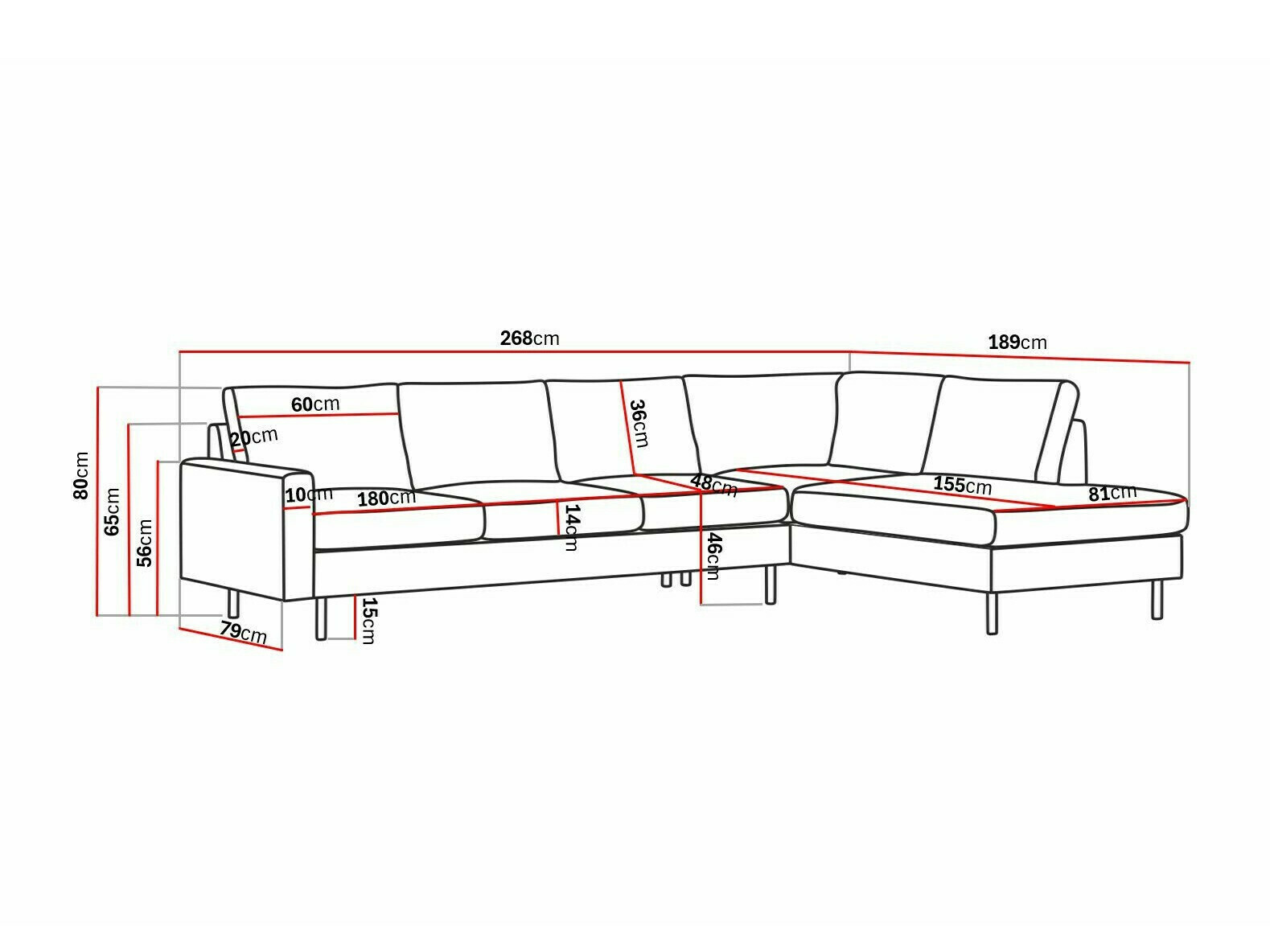 Stūra dīvāns Tenfloa 100 (Lincoln 90)