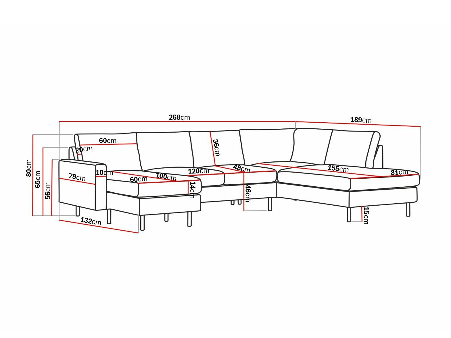 Stūra dīvāns Tenfloa 104 (Lincoln 03)