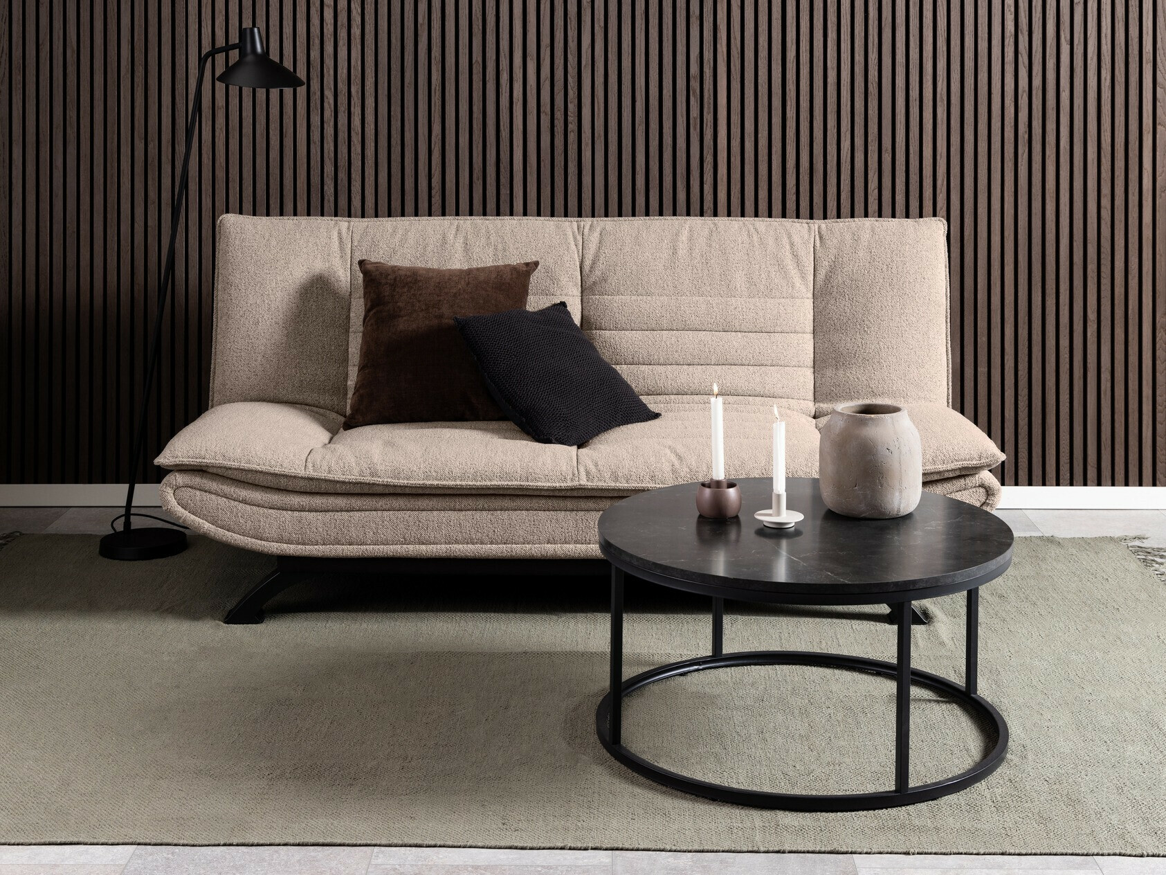 Dīvāns gulta Norsica 279 (Bēšs)