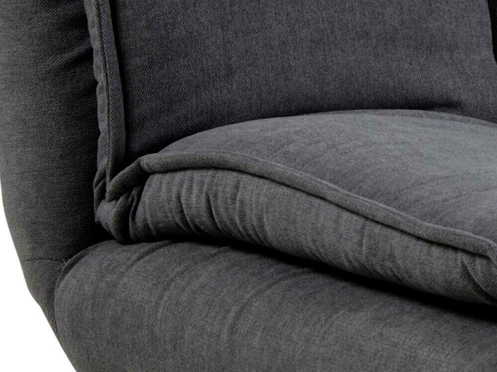 Dīvāns gulta Norsica 279 (Tumši pelēks)