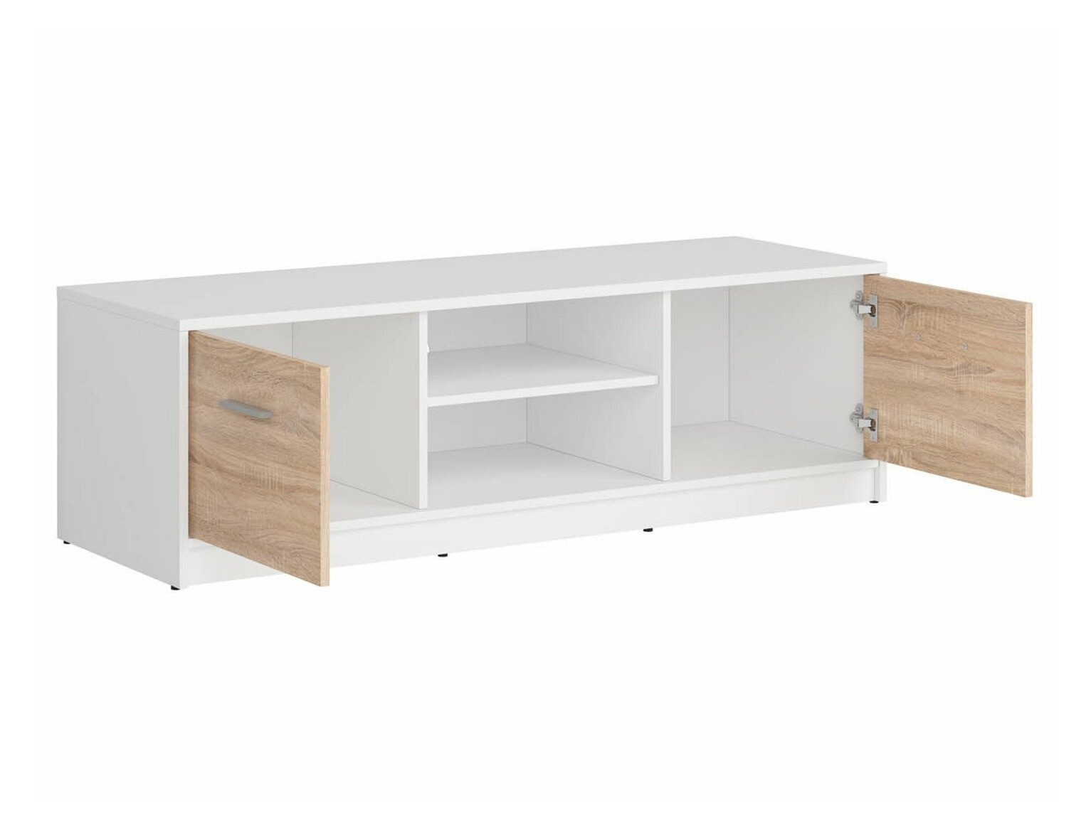 TV galds Novsore 100 (Balts + Sonomas ozols)