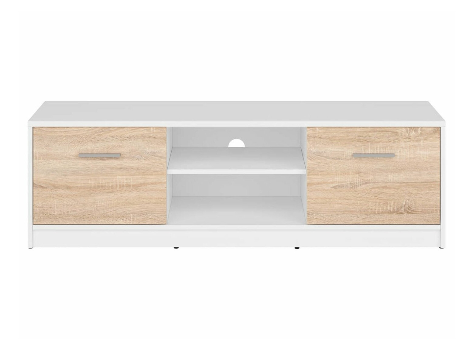 TV galds Novsore 100 (Balts + Sonomas ozols)