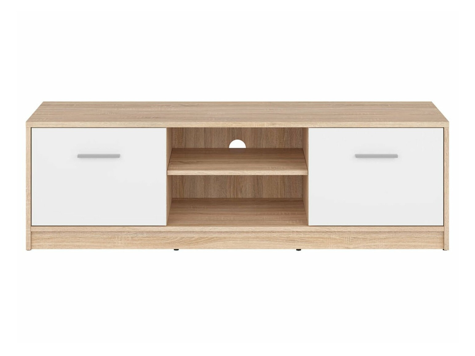 TV galds Novsore 100 (Sonomas ozols + Balts)