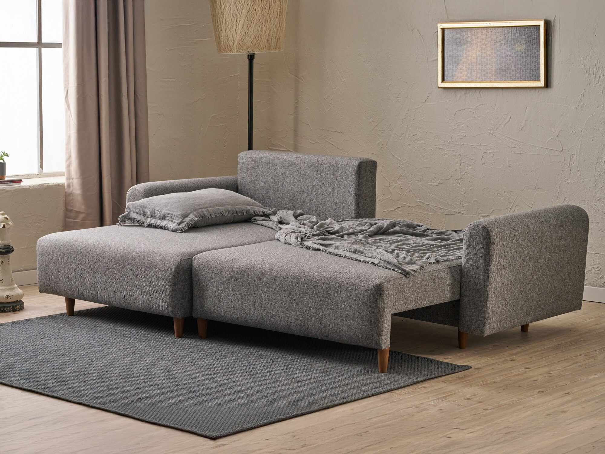 Stūra dīvāns Altadena 592 (Pelēks)