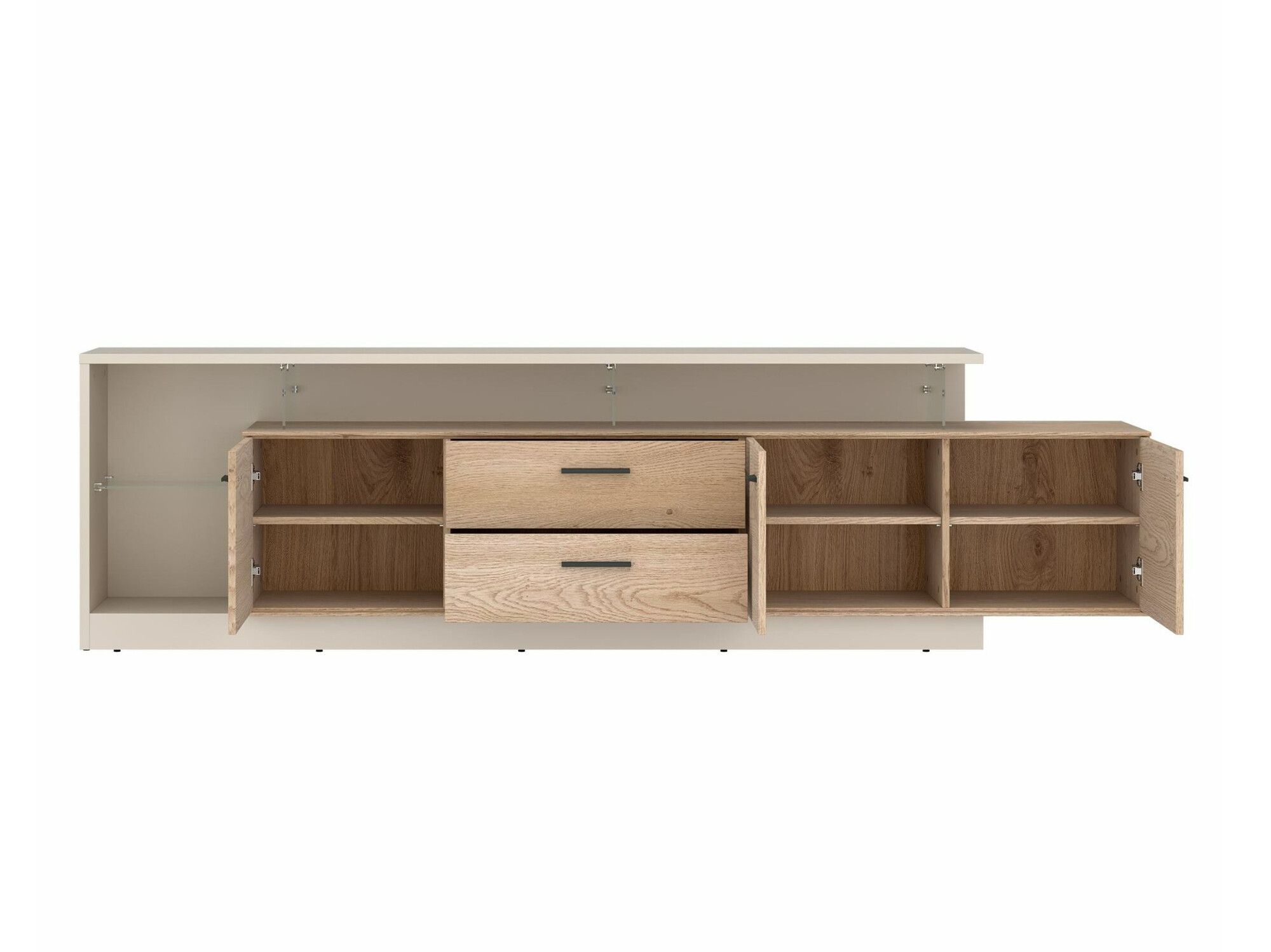 TV galds Avicoro 107 (Kašmirs + Sonomas ozols)