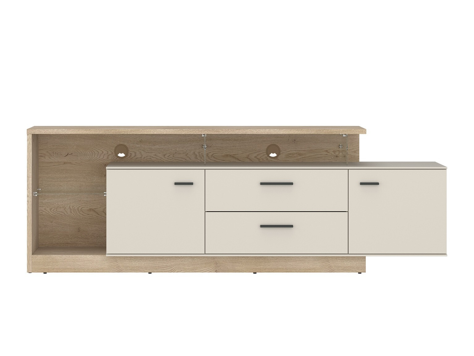 ТВ тумба Ontario 137 (Сонома Дуб + Кашемир)