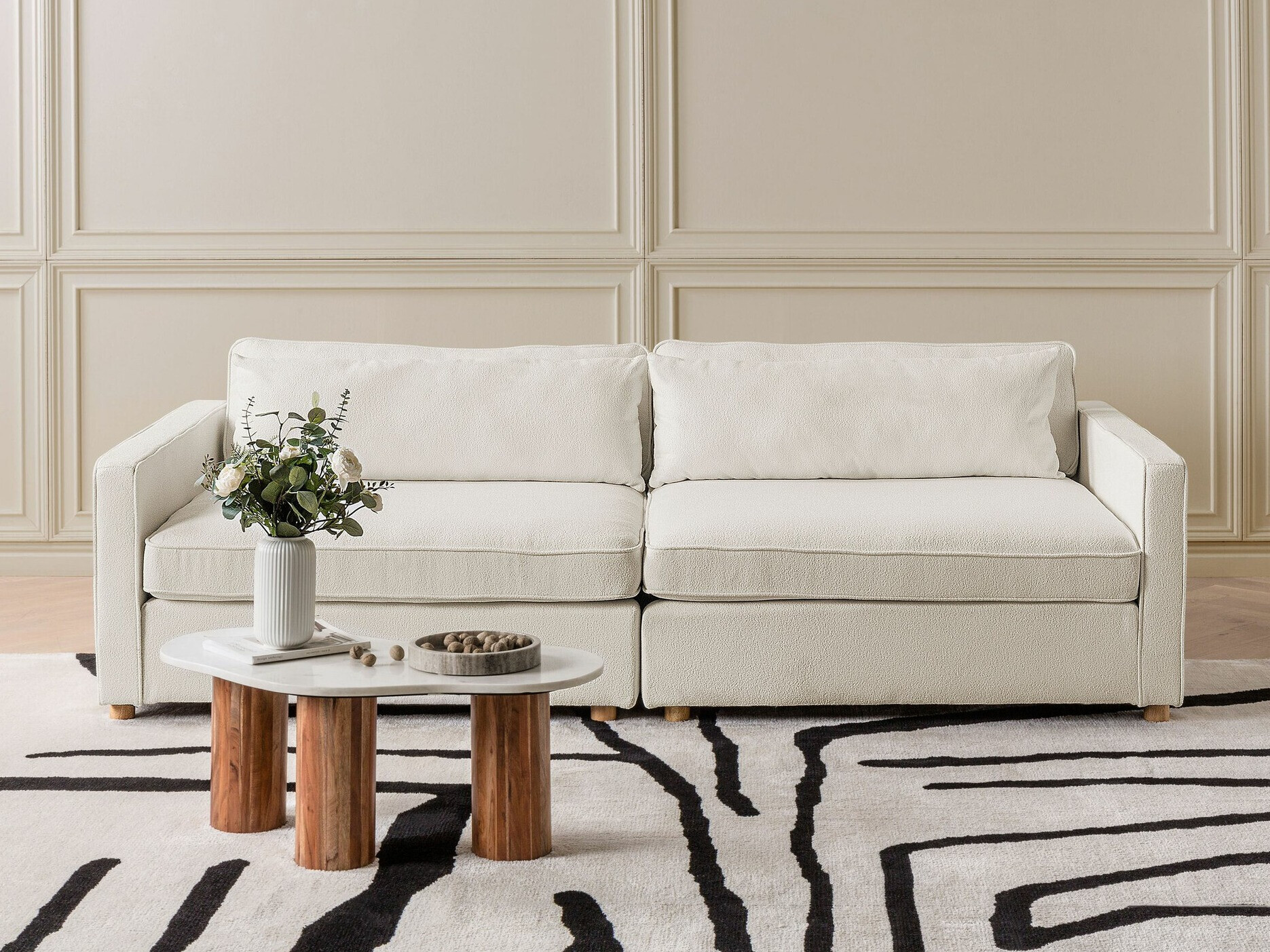 Dīvāns Berwyn 2374 (Balts)