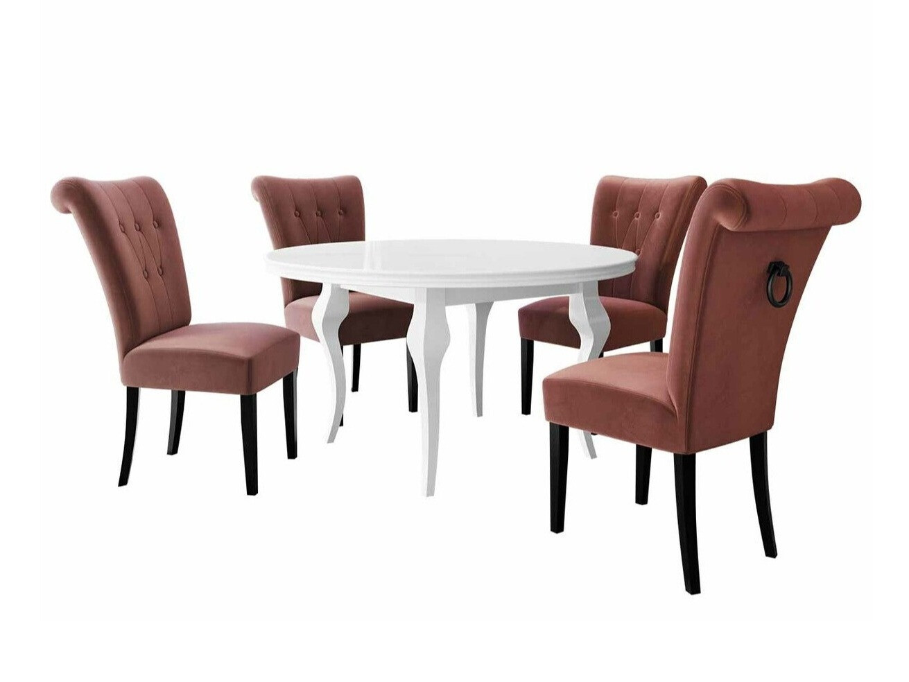 Ēdamistabas komplekts Racine 143 (Melns)