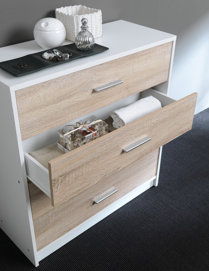 Kumode Novsore 101 (Balts + Sonomas ozols)