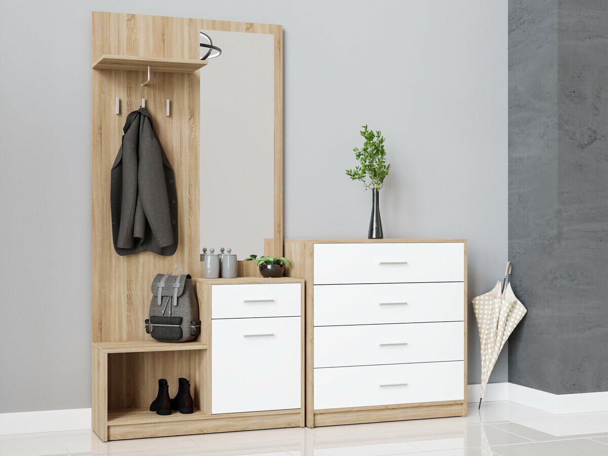 Kumode Novsore 101 (Sonomas ozols + Balts)