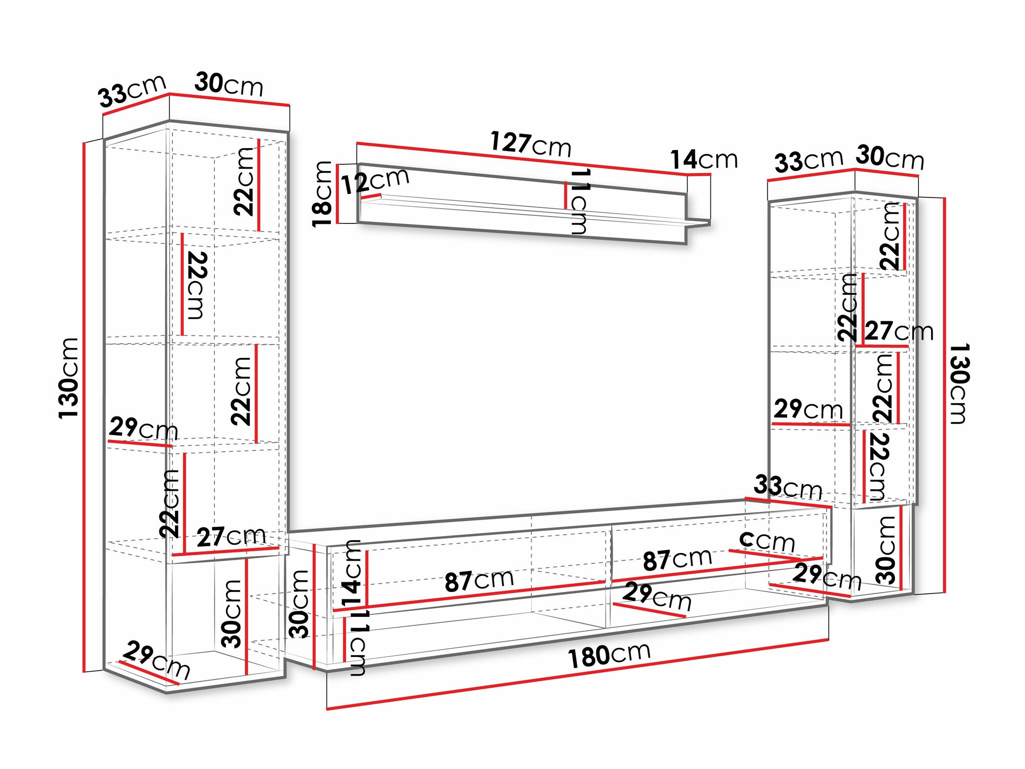 Viesistabas komplekts Sarasota 176 (Artisan ozols)