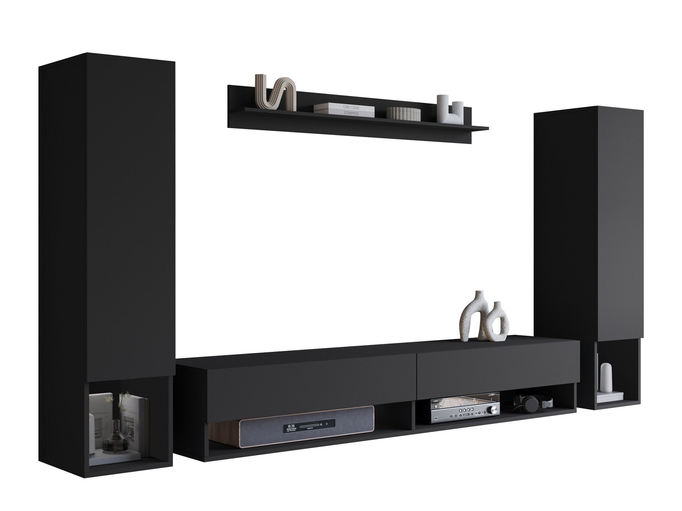 Viesistabas komplekts Sarasota 176 (Grafīts)